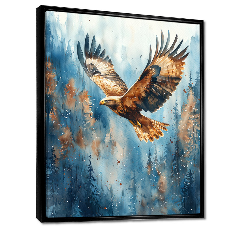 Pratik - Animals Wall Art Prints, H 20 po x l 12 po, Impression encadrée flottante, Noir