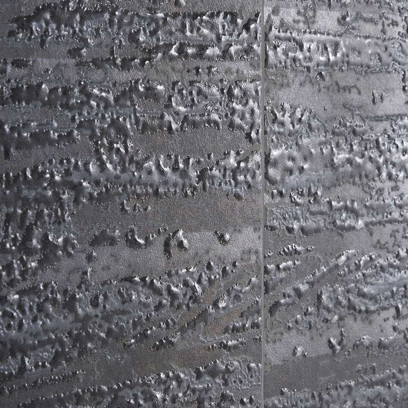 Twilight 12X48 Metal Look Porcelain Tile, Deco Dark