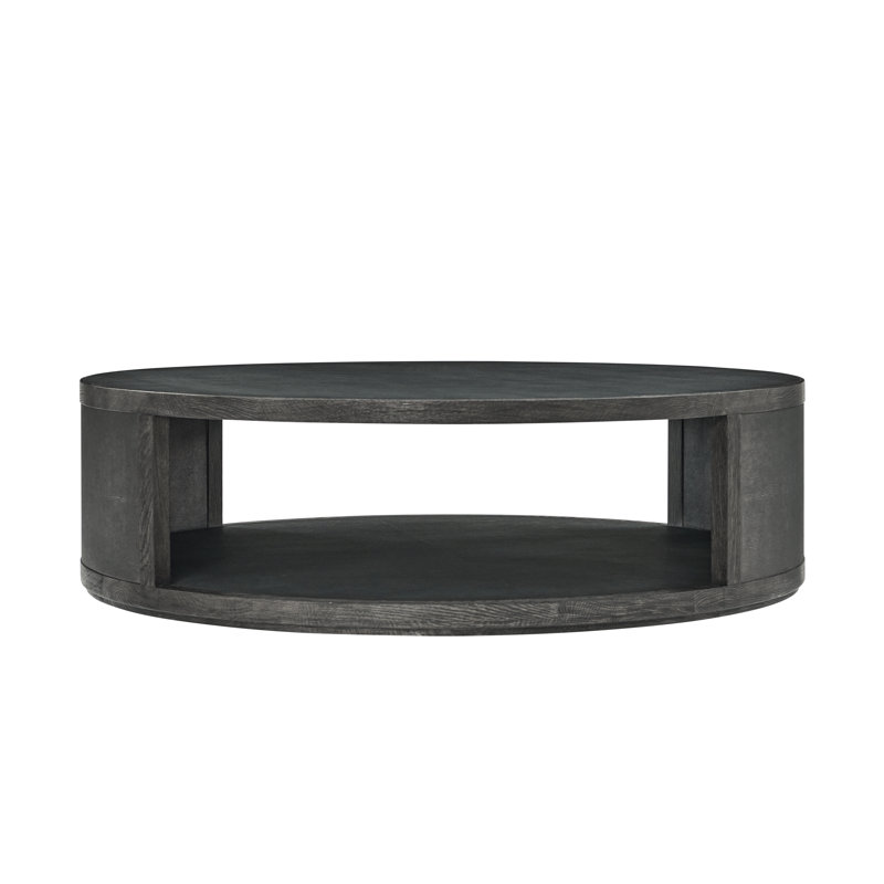 Maxwell Cocktail Table, 17" H x 60" L x 60" W, Obsidian