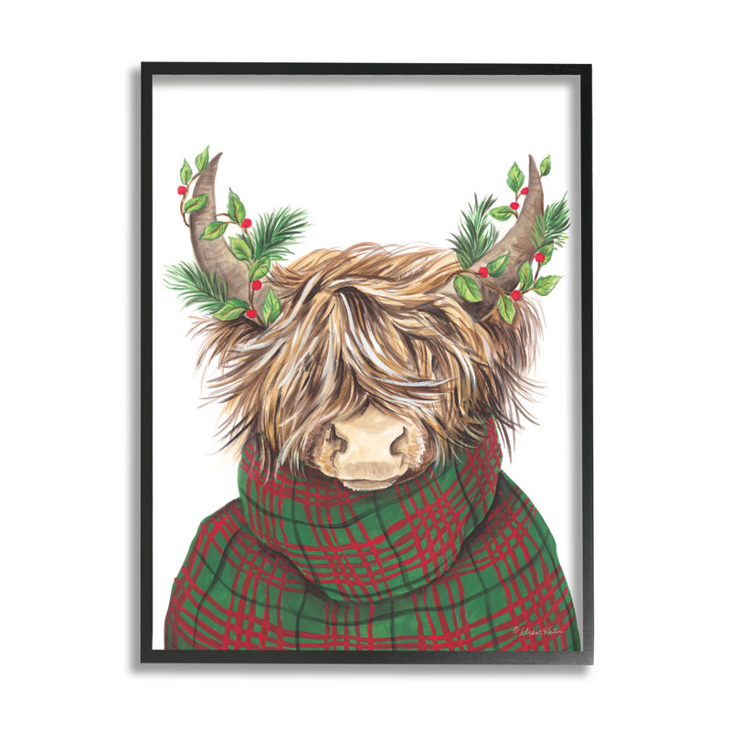 Art mural sur toile de Noël, H 20 po x l 16 po, Giclée encadrée noir minuit