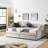 Armie Upholstered Daybed,with Two Drawers Trundle Upholstered Tufted Sofa Bed,Guest Bed-1658631805-1658631806