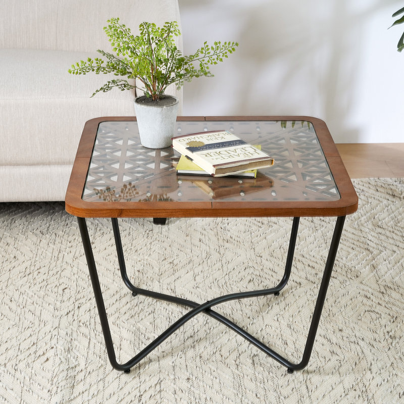 Hexagonal Archaistic Side Table