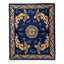 Oriental Area Rug in Navy Blue