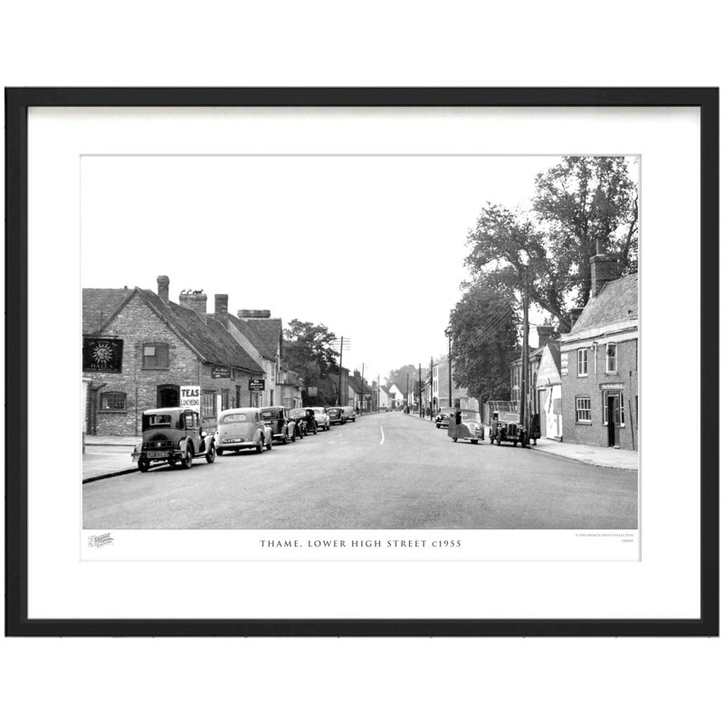 Thame, Lower High Street C1955 by Francis Frith - Single Picture Frame Print, 45cm H x 60cm W x 2.3cm D