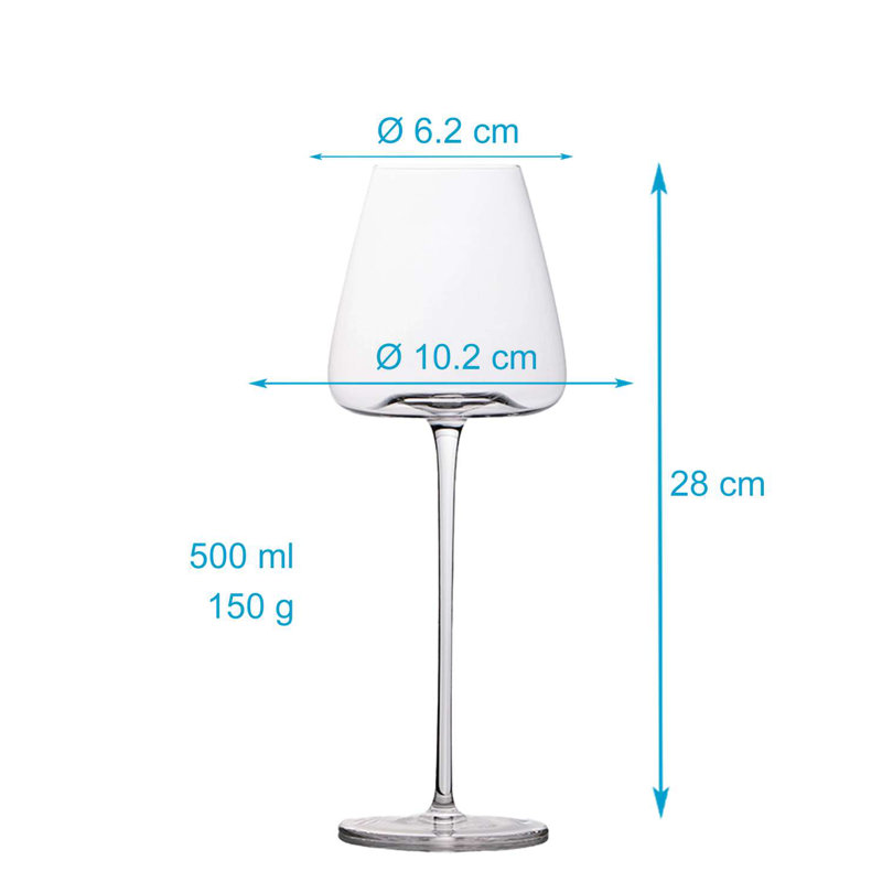 500ml Red Wine Glass, 2