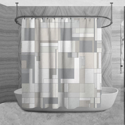 Kryslin Microfiber Shower Curtain