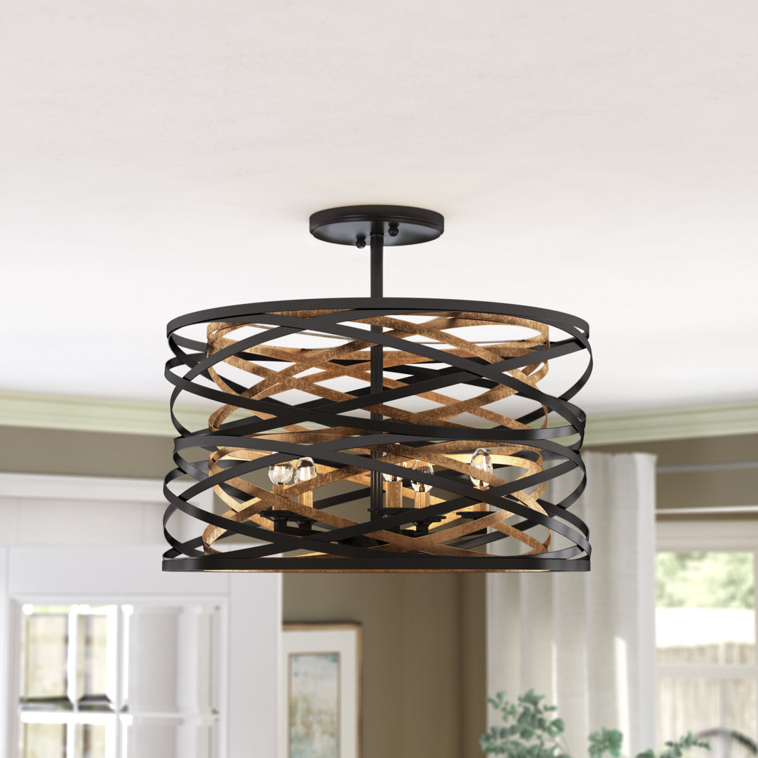 Brayden Studio Harnett Dark Bronze Finish Pendant Light Brayden Studio®