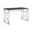 Sophisticated Office Desk with Stylish Chrome Frame and Functional Top for Productivity