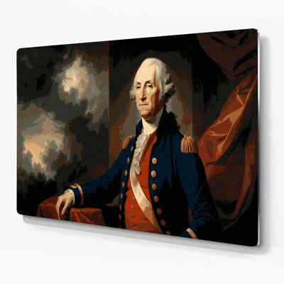 USA State Washington Brown Metal Wall Art