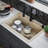 Karran Quartz 33'' X 22'' Single Bowl Top Mount Drop-in Kitchen Sink Kit-50597914