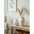 Rustic White Terracotta Tall Vase with Handles