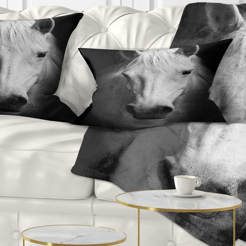 Coussin White Horse