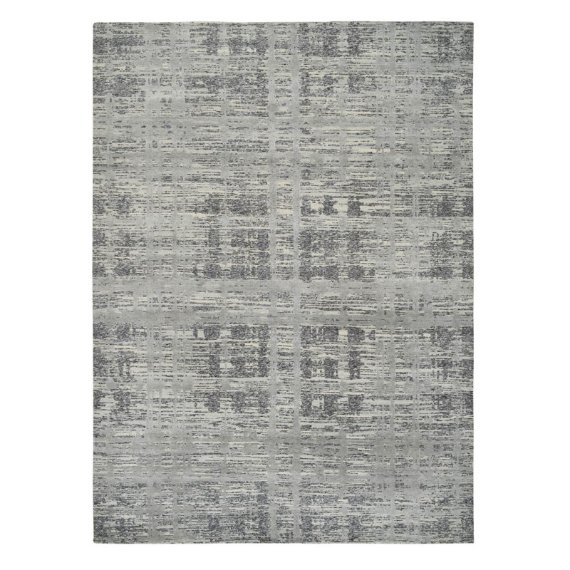 Tapis unique en laine noué à la main 9 pi 2 po x 11 pi 10 po nouvel âge Stegman