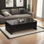 Table basse rectangulaire en verre trempé-106378502-106378501