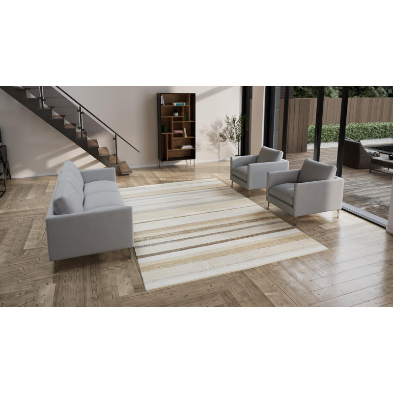 Beige Flatweave Hemp Rug - 8'6" x 12'7"