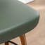 Tabouret de bar rembourré Oundle de style moderne du milieu du siècle avec dossier en bois incurvé et repose-pieds en métal (ensemble de 4)-531413561-531413562