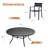Sagamore 10-Person Patio Dining Set with 63" Round Dining Table and 10 Stackable Dining Chairs-714827471