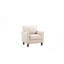 Fauteuil d'appoint, fauteuil avec accoudoirs pour salon, appartement, chambre d'amis et bureau à domicile