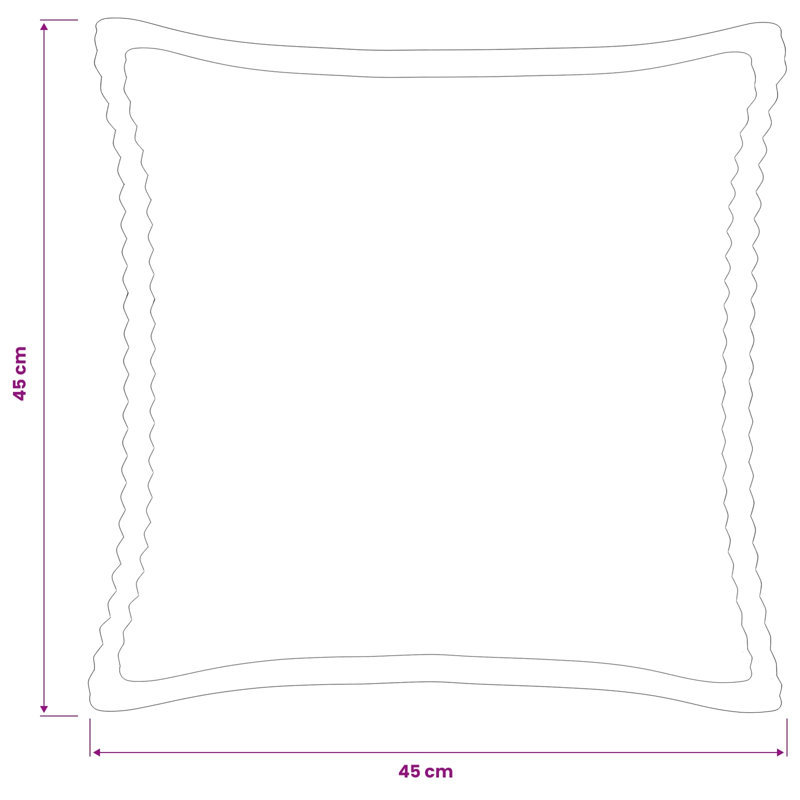 Blue Cushion Cover, Square 45cm, Navy Blue