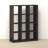 12-Cube Bookcase, Thick Frame, White-119847681-120436674
