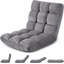 Chaise de plancher pliante avec support de dossier, 14 positions réglables