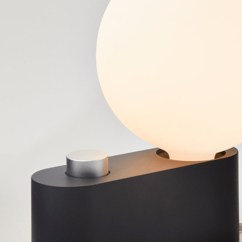 Sphere IV Table Lamp, Charcoal Black