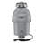 KRAUS Wasteguard High-Speed 1 HP Continuous Feed Ultra-Quiet Motor Garbage Disposal With Power Cord And Flange Included And Universal Mount, KWD200-100MGR