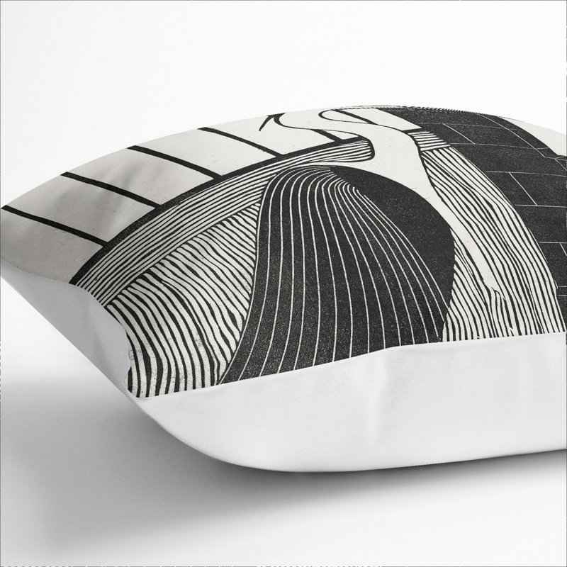 Square Cushion, 55cm H x 55cm W x 20cm D, White