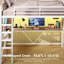 Lit mezzanine avec bureau pour enfants et adolescents, canapé-lit haut avec bureau d'ordinateur pour chambre d'enfant, petit espace, salle de jeux, lumières DEL incluses-845195680