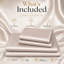 Ensemble de draps de chambre en satin de qualité supérieure (4 pièces)-134264082-134264086