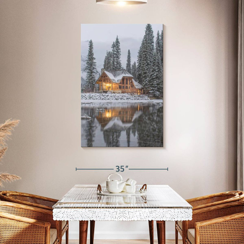Chalet d'hiver Lilie, H 48 po x l 32 po