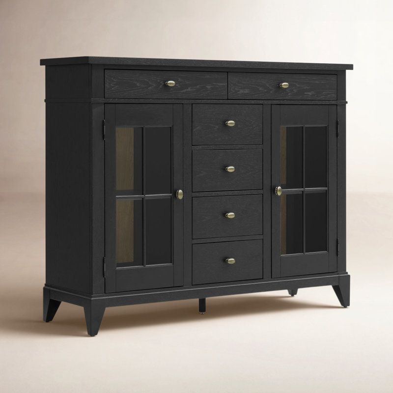 Buffet l 56 po Mya, Noir