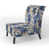 Blue Renaissance Florals Victorian Pattern VII