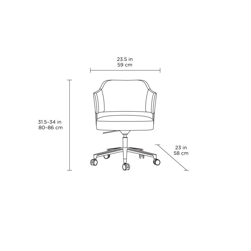 Circa Office Chair, Oatmeal