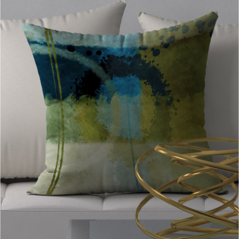Housse de coussin décorative carrée exceptionnelle exceptionnelle, H 24 po x l 24 po