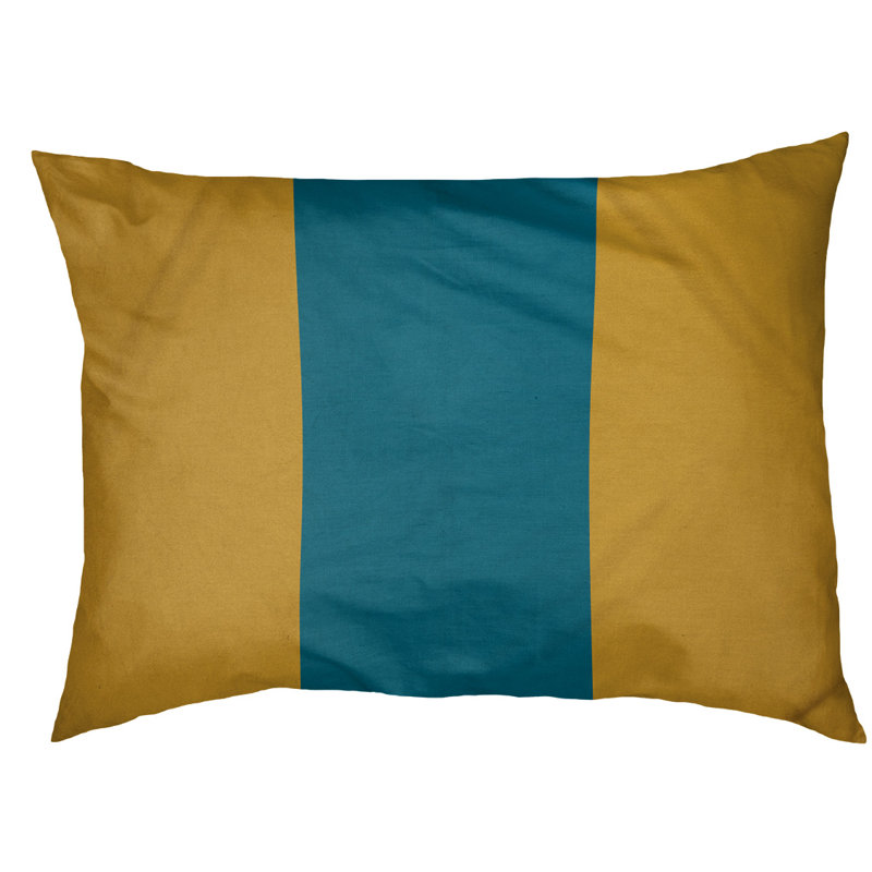 Coussin d'extérieur pour chien Maryland, Petit (l 28 po x P 18 po x H 6 po), Doré / turquoise