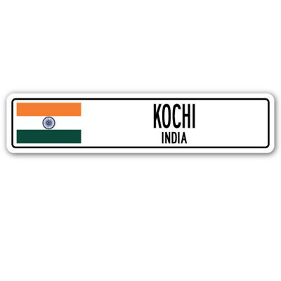 Panneau de signalisation en aluminium Kochi, India