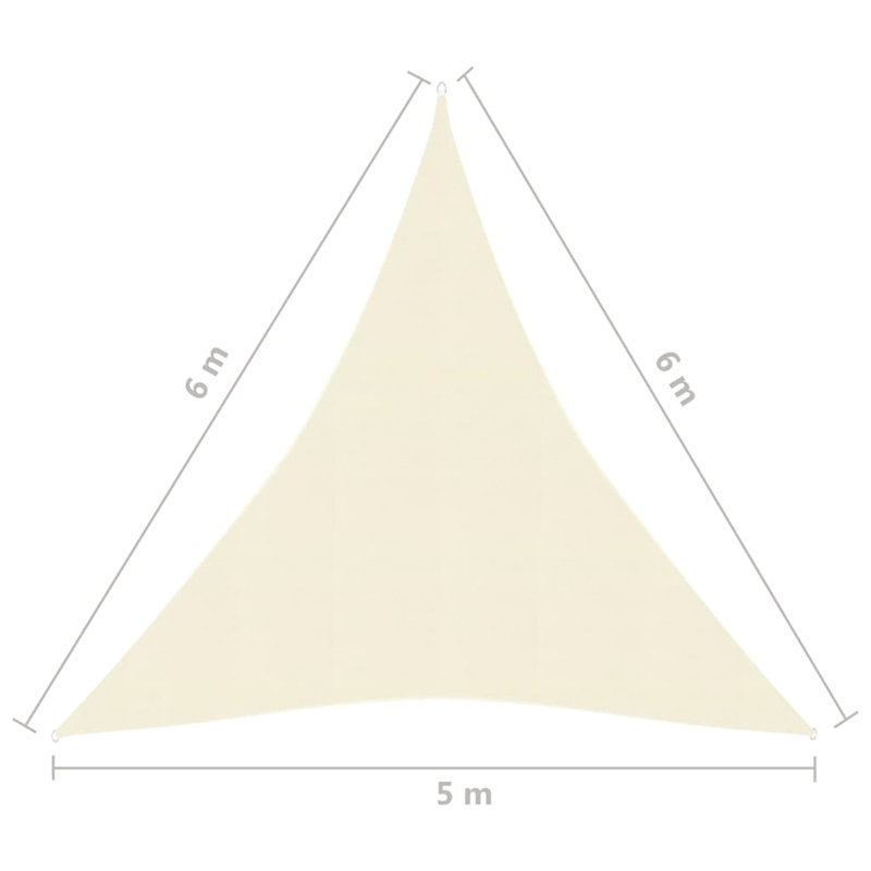 Arniya 5m x 6m Triangle Shade Sail