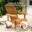 Hudson Wooden Adirondack Garden Chair