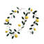 Metal Garland With Lemons And Leaves