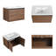 Ensemble de meuble-lavabo 2 portes Modern