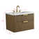 Liljan 30'' Wall-Mounted Single Bathroom Vanity with Engineered Stone Top