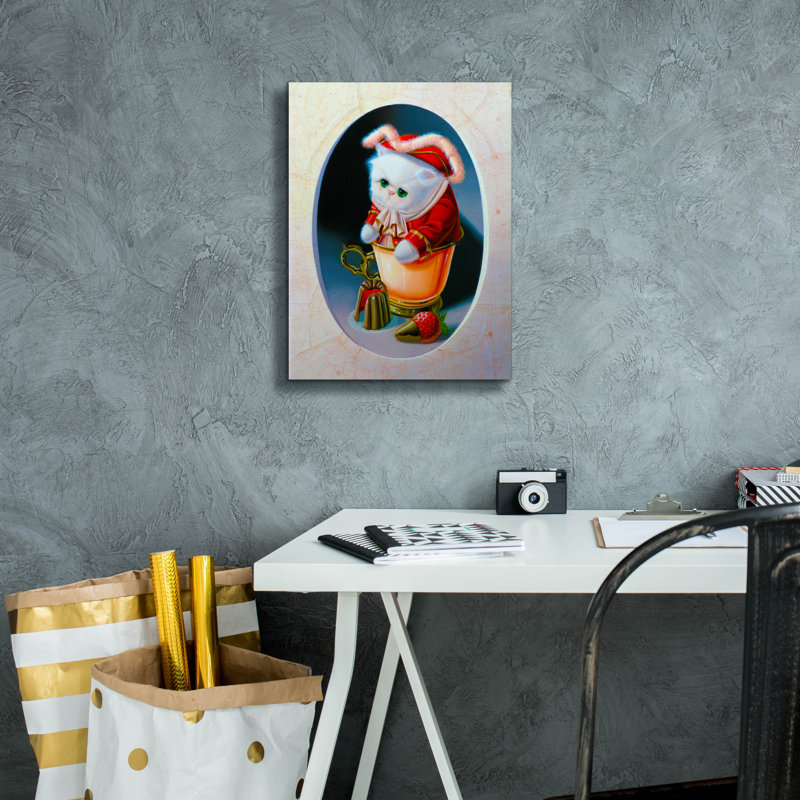 «Epic Graffiti« The Corsair With Sweets »par Valery Vecu Quitard, art mural sur toile, H 16 po x l 12 po x P 0,75 po