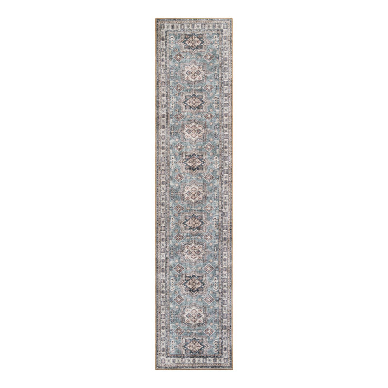 Marquavius Performance Chenille Floral Indoor Rug, Runner 2'7" x 12'