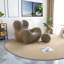 Chaise berçante moderne avec repose-pieds