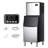 Simzlife 400 LBS Daily Production Cube Clear Ice Freestanding/Built-in Ice Maker