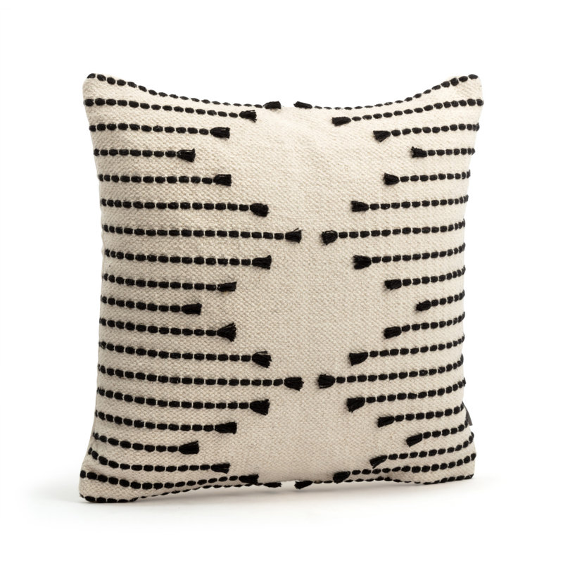 Geometric Cotton Throw Pillow