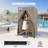 4" W x 4" D Steel Pop-Up Canopy Portable Privacy Dressing Room-93980051