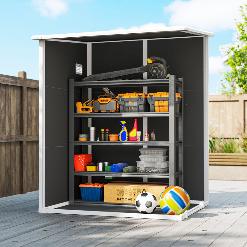Garden Storage Shed, Black