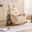 Chaise berçante en forme d'arc Eggshell